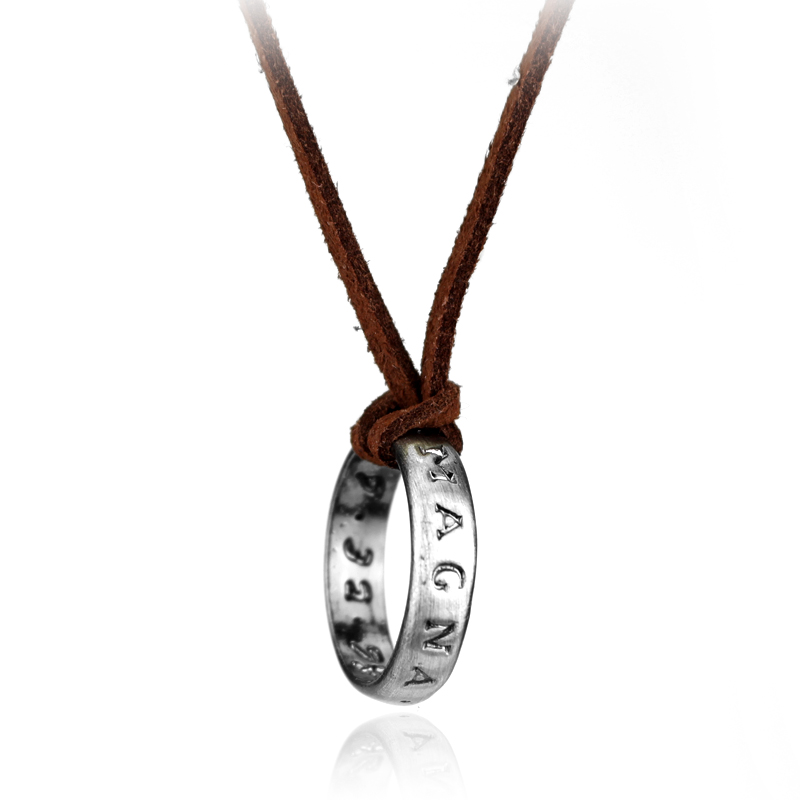 Anime Pendant Necklace - ゲームアニメレザーチェーンリングネックレスキャラクターネイサンドレイクコスプレヴィンテージ個性ペンダントジュエリーアクセサリー用