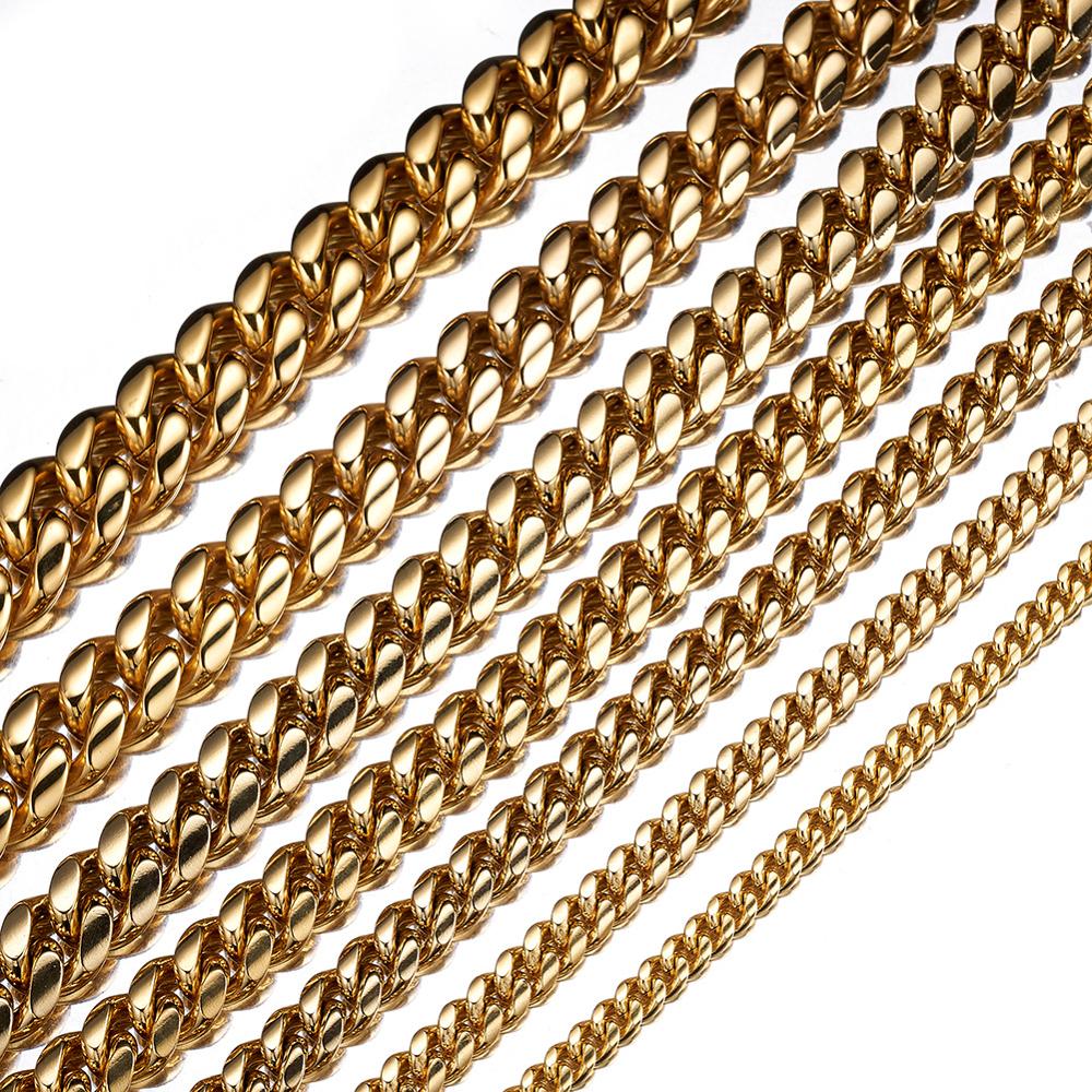 トップグリル-ステンレス鋼のターバンチェーン,6mm,10m - Cuban Link Chain 12Mm のレビューと価格