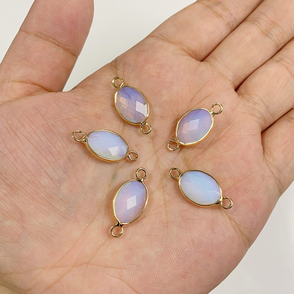 ファセット天然石ペンダント、タイガーアイクリスタル、ダブルホ - Crystal Pendant Necklace Natural Stone のレビューと価格