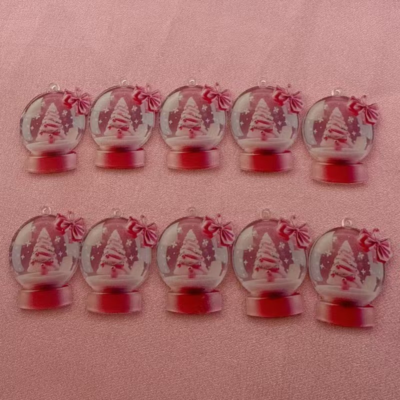 10個入り人気のヨーロッパとアメリカのアクリル製クリスマスス - Earrings のレビューと価格
