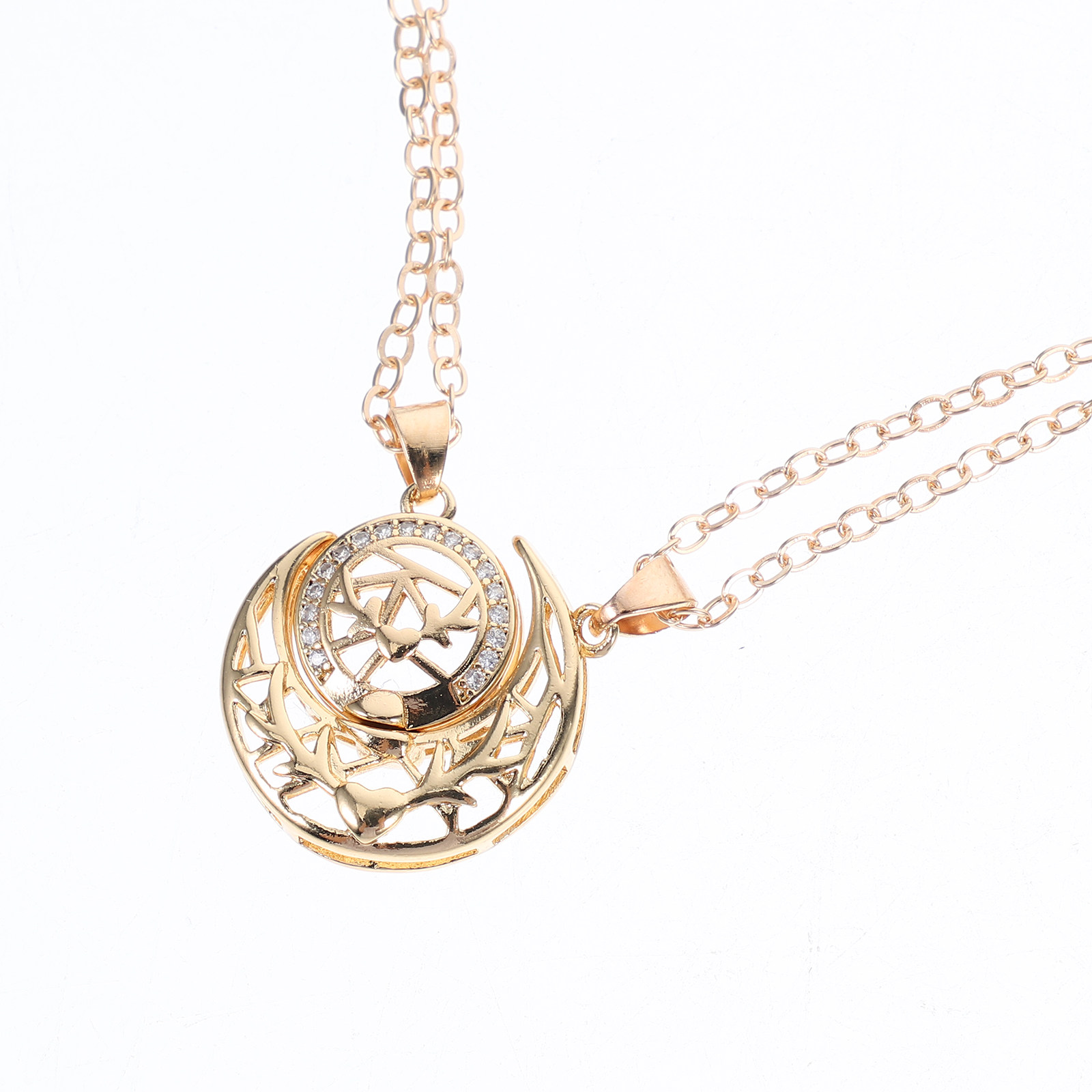 女性用磁石式ネックレス留め具、ペア用チェーンコネクター、友情 - Magnetic Couple Matching Necklaces のレビューと価格