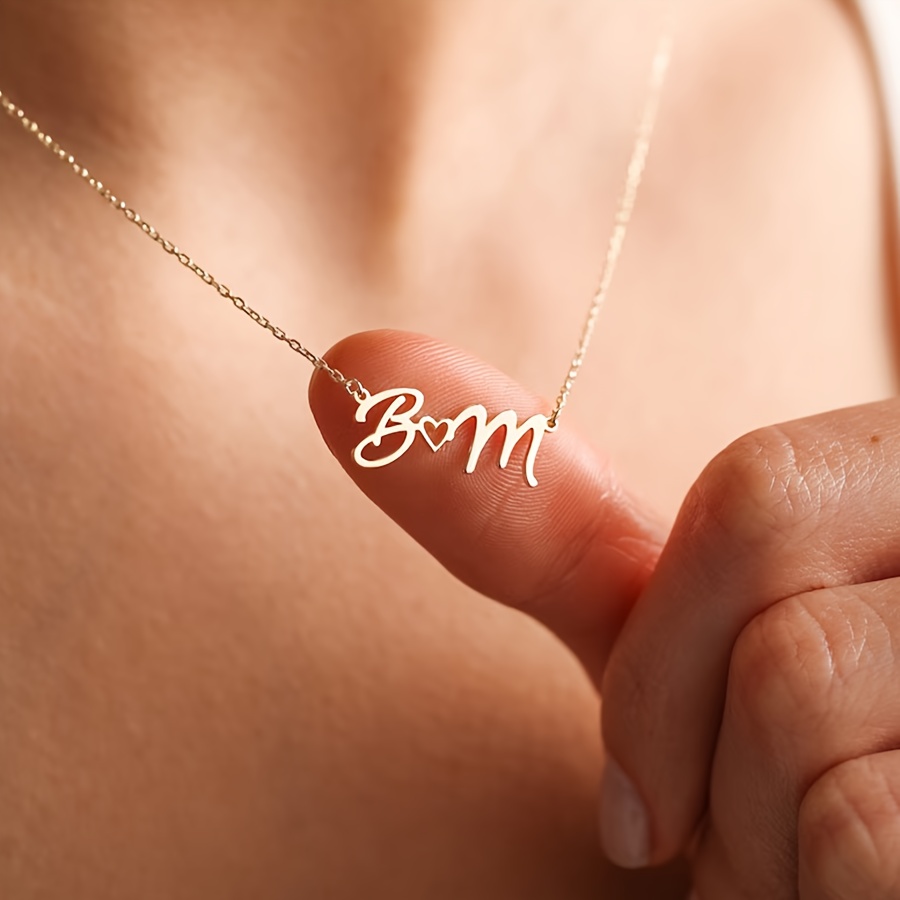 カスタムネームネックレス女性のための防水ステンレス鋼パーソナ - Custom Name Necklace Stainless Steel のレビューと価格