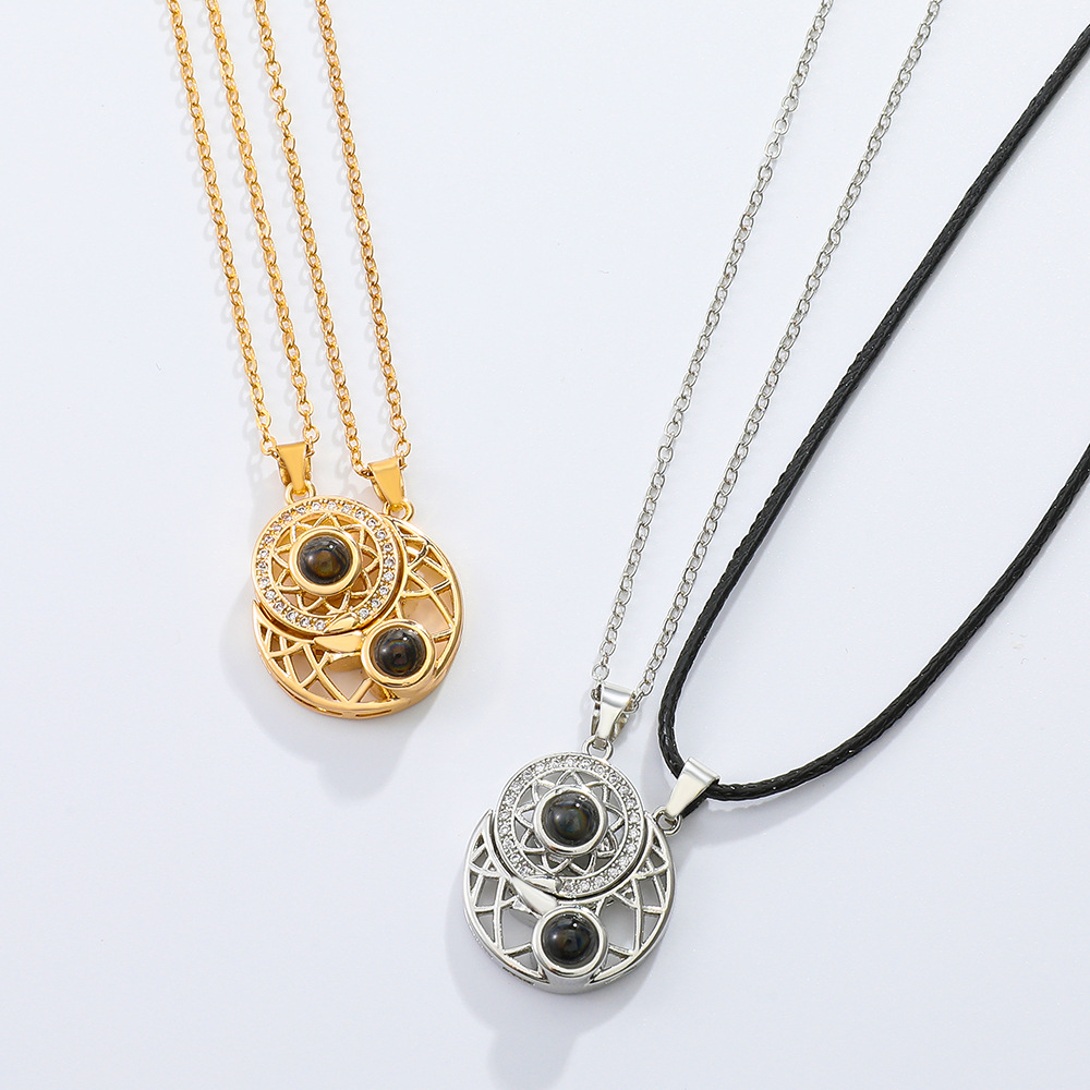 磁気カップルマッチングネックレス、私はあなたを愛していますプ - Magnetic Couple Matching Necklaces のレビューと価格