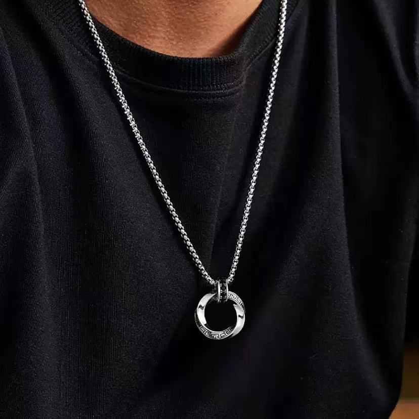 新しい 925 スターリングシルバーネックレスヴィンテージチ - 925 Sterling Silver Chain Necklace Men のレビューと価格