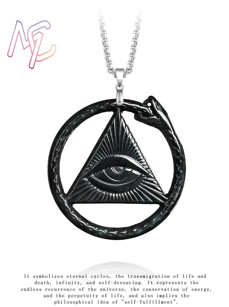 ミャンマー翡翠蛇ペンダントネックレスアクセサリーヴィンテージ - Necklaces のレビューと価格
