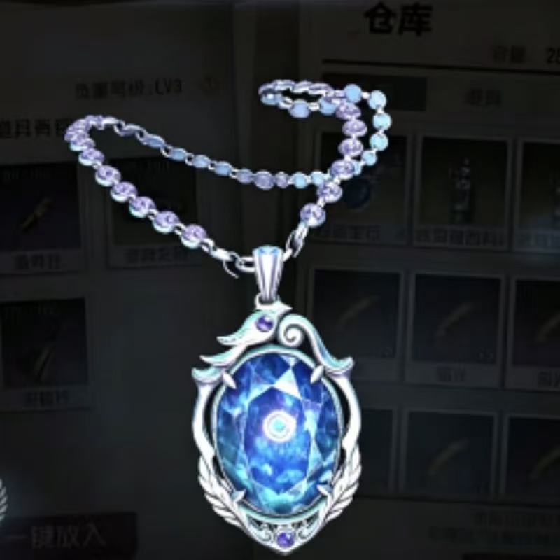 Identity V カーズドサファイアネックレス ファン  - Anime Pendant Necklace のレビューと価格