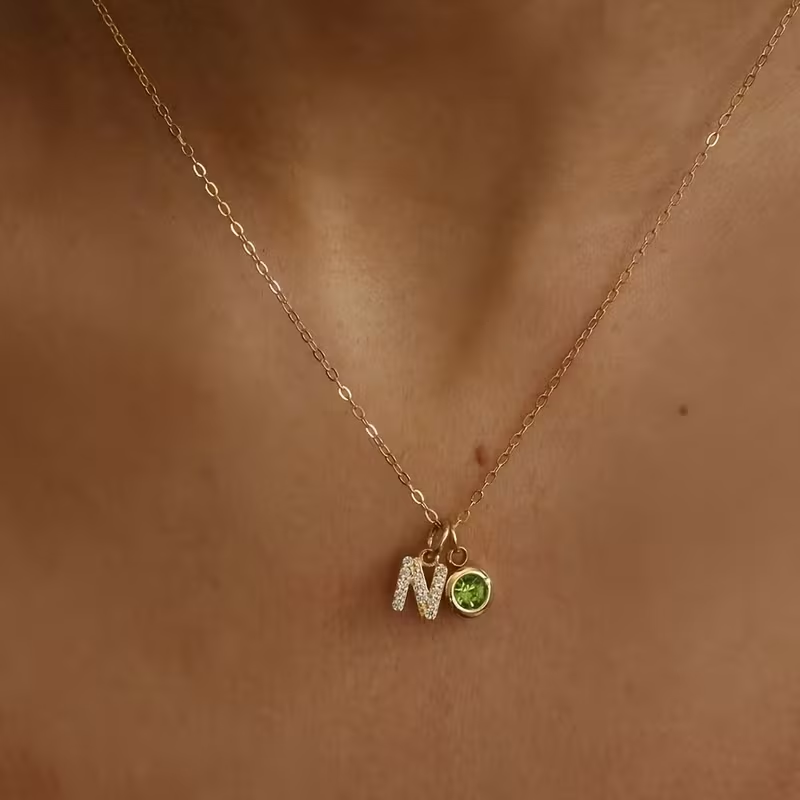 女性用カスタムA-Zイニシャルレターネックレス、パーソナライ - Custom Name Necklace Stainless Steel のレビューと価格