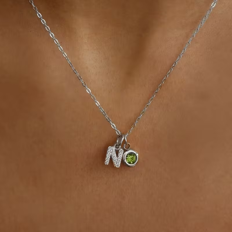 女性用カスタムA-Zイニシャルレターネックレス、パーソナライ - Custom Name Necklace Stainless Steel のレビューと価格