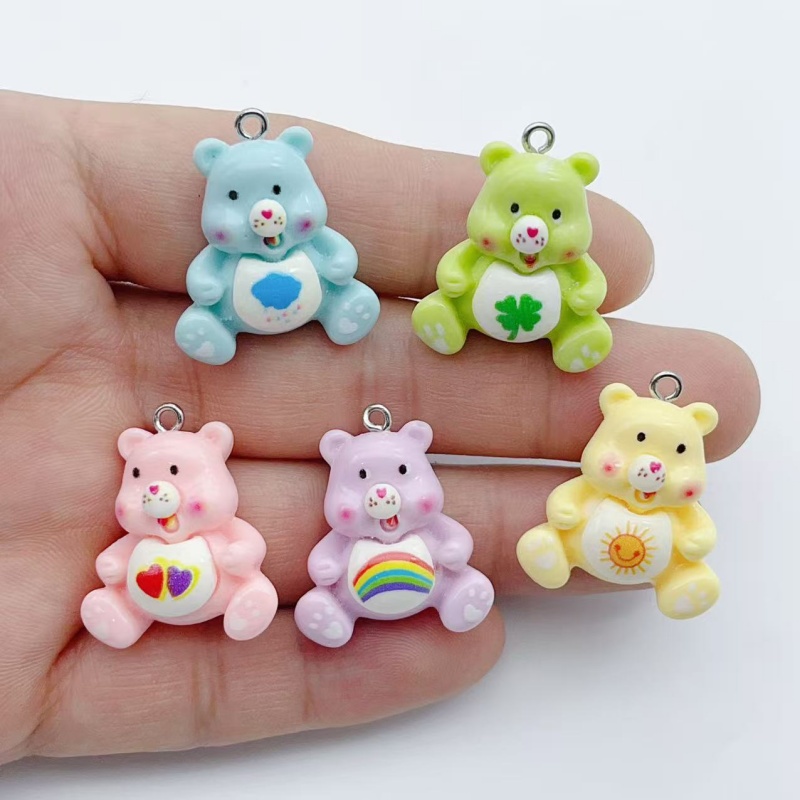 10個の漫画動物チャームペンダントDIY作成用イヤリング、ネ - Earrings のレビューと価格