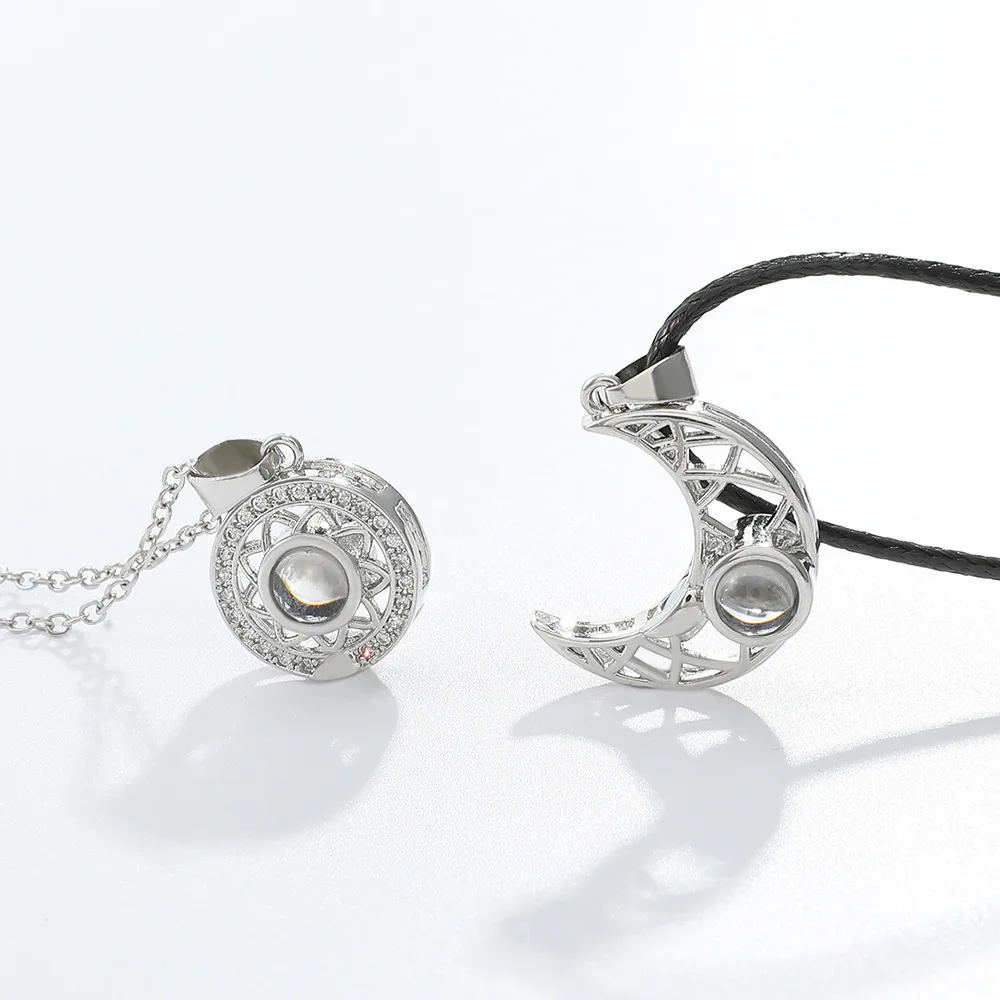 2個セット 磁気 カップル マッチング ネックレス 100ヶ - Magnetic Couple Matching Necklaces のレビューと価格