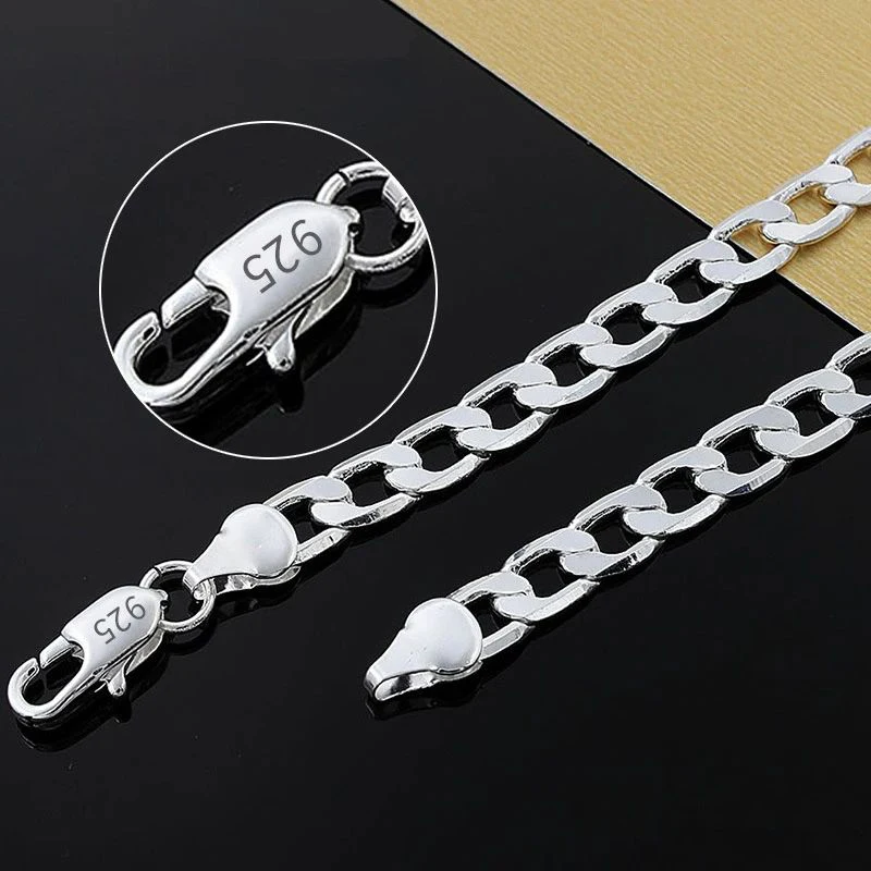 925スターリングシルバーネックレス メンズ レディース 1 - Cuban Link Chain 12Mm のレビューと価格