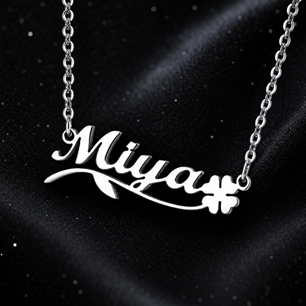 カスタム蝶名ネックレス女性のためのステンレス鋼チョーカーネッ - Custom Name Necklace Stainless Steel のレビューと価格